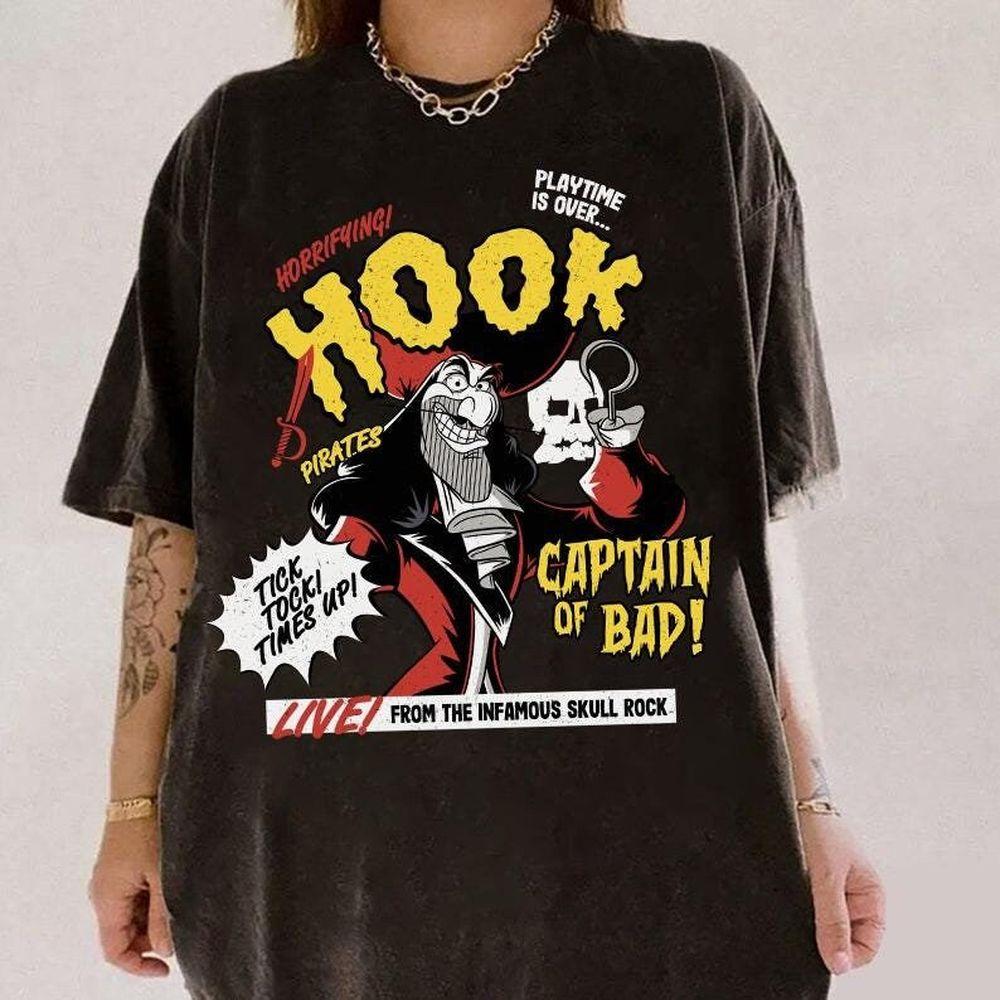 Disney Peter Pan Captain Hook Pirates Vintage Shirt