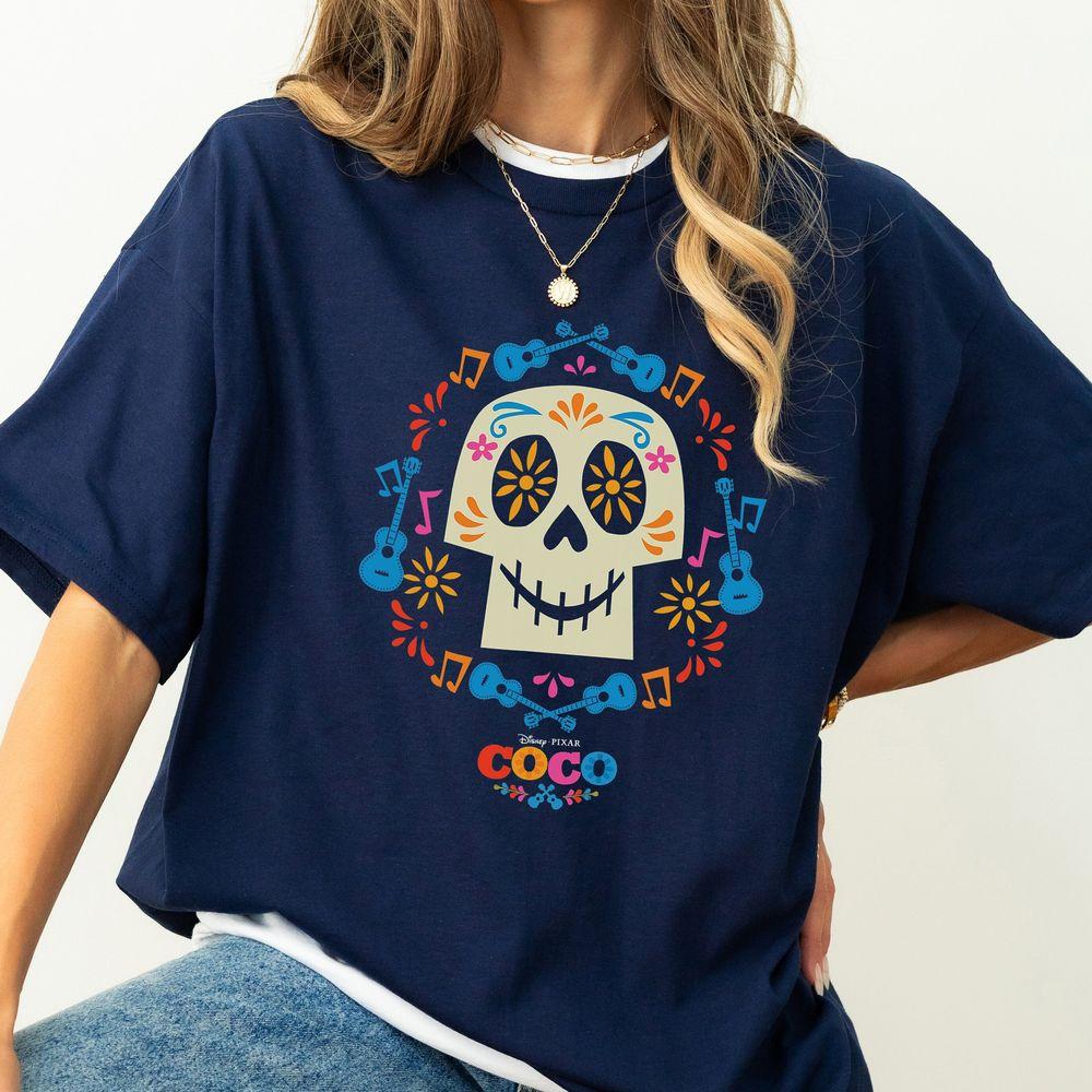 Disney Pixar Coco Papel Picado Sugar Skull Shirt