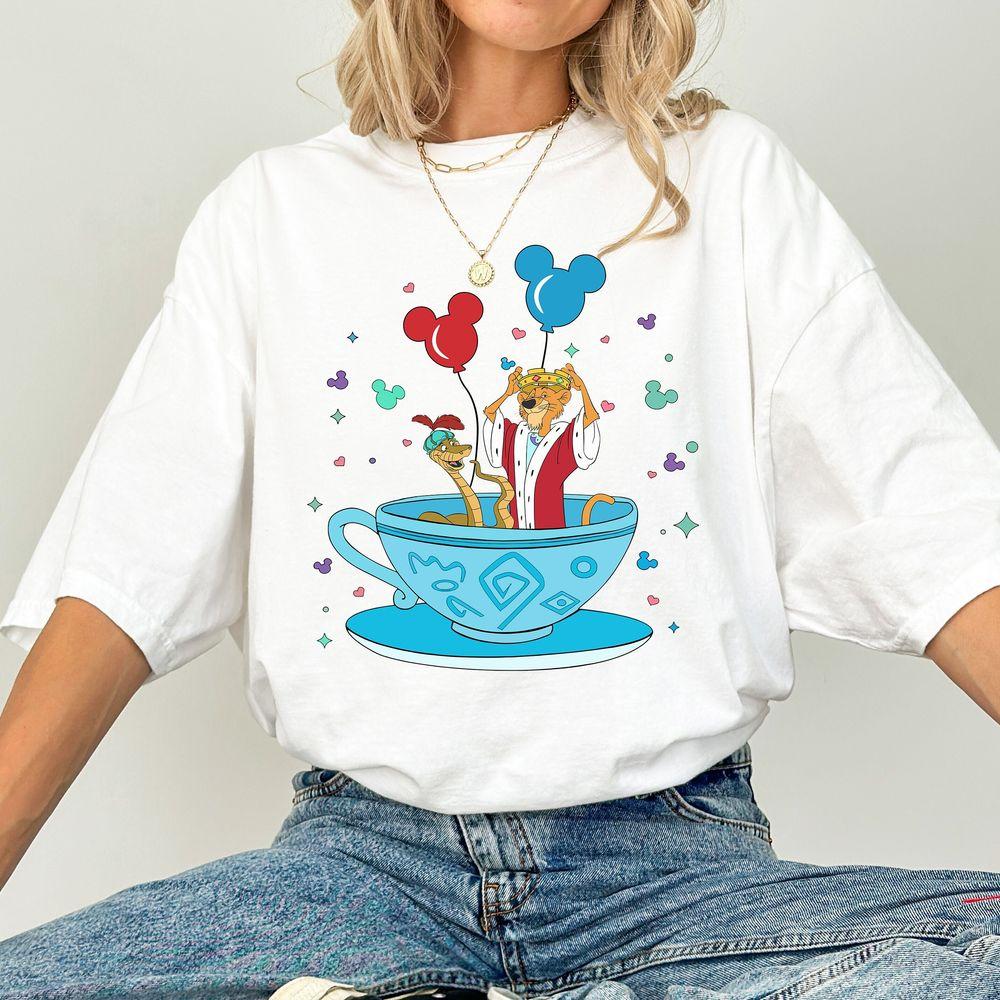 Disney Prince John And Sir Hiss Spinning Cup Mickey Balloon Apparel