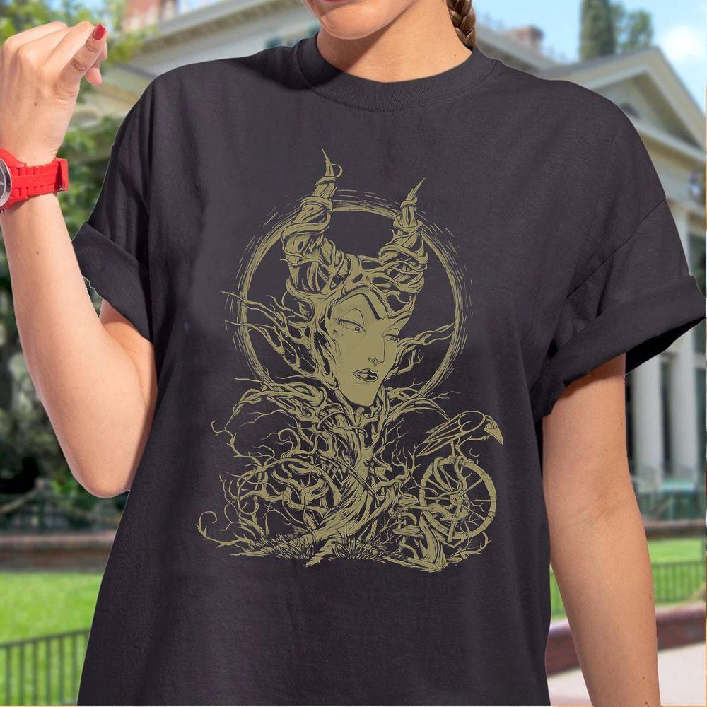 Disney Sleeping Beauty Maleficent Crow Branches Shirt