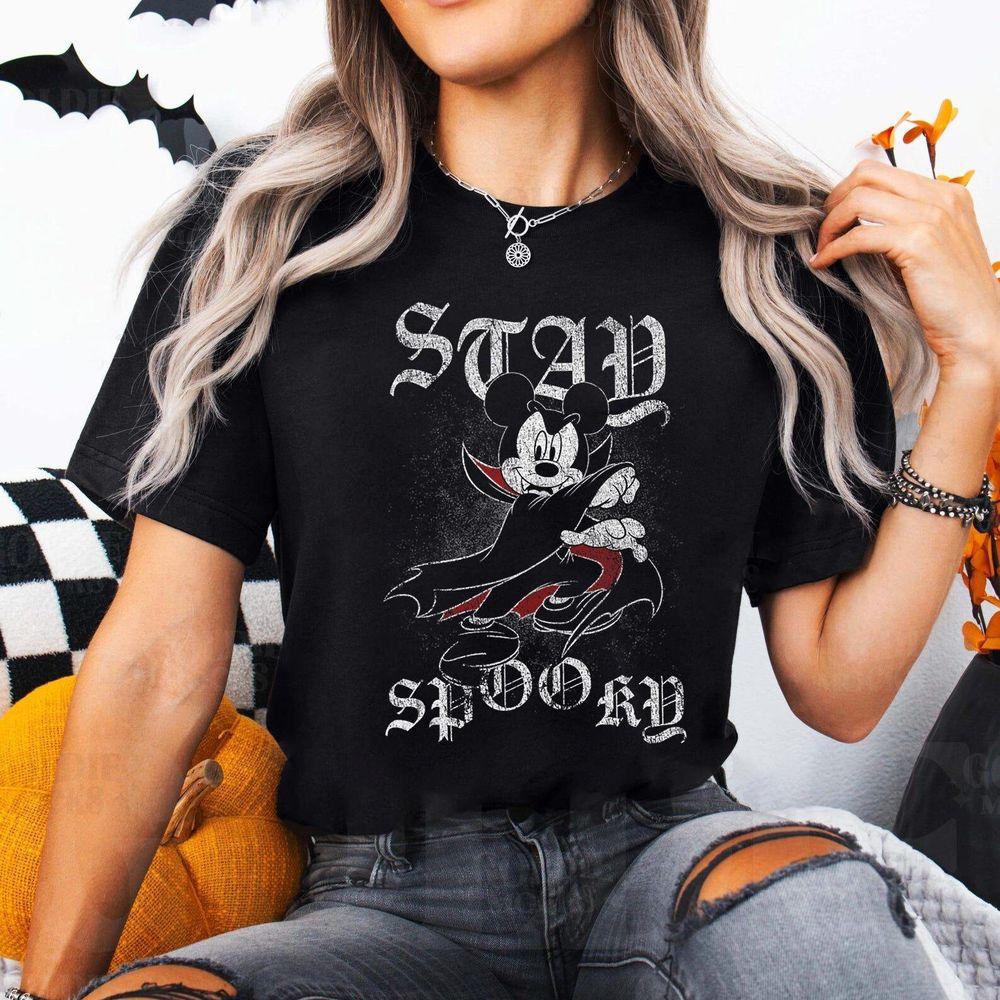 Disney Stay Spooky Mickey Vire Halloween Shirt