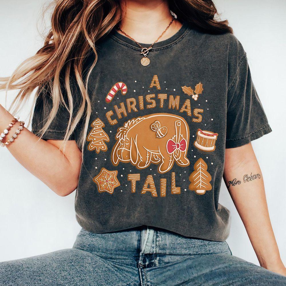 Disney Winnie The Pooh Eeyore Gingerbread A Christmas Tail Shirt