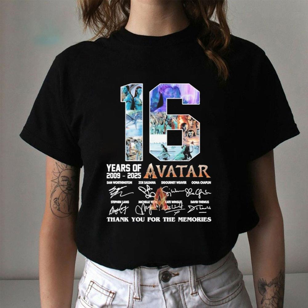 16year Of Anniversary 2009 2025 Avatar The Way Of Water 2025 Merch 16year Of Anniversary 2009 2025 Avatar The Way Of Water 2025 Merch