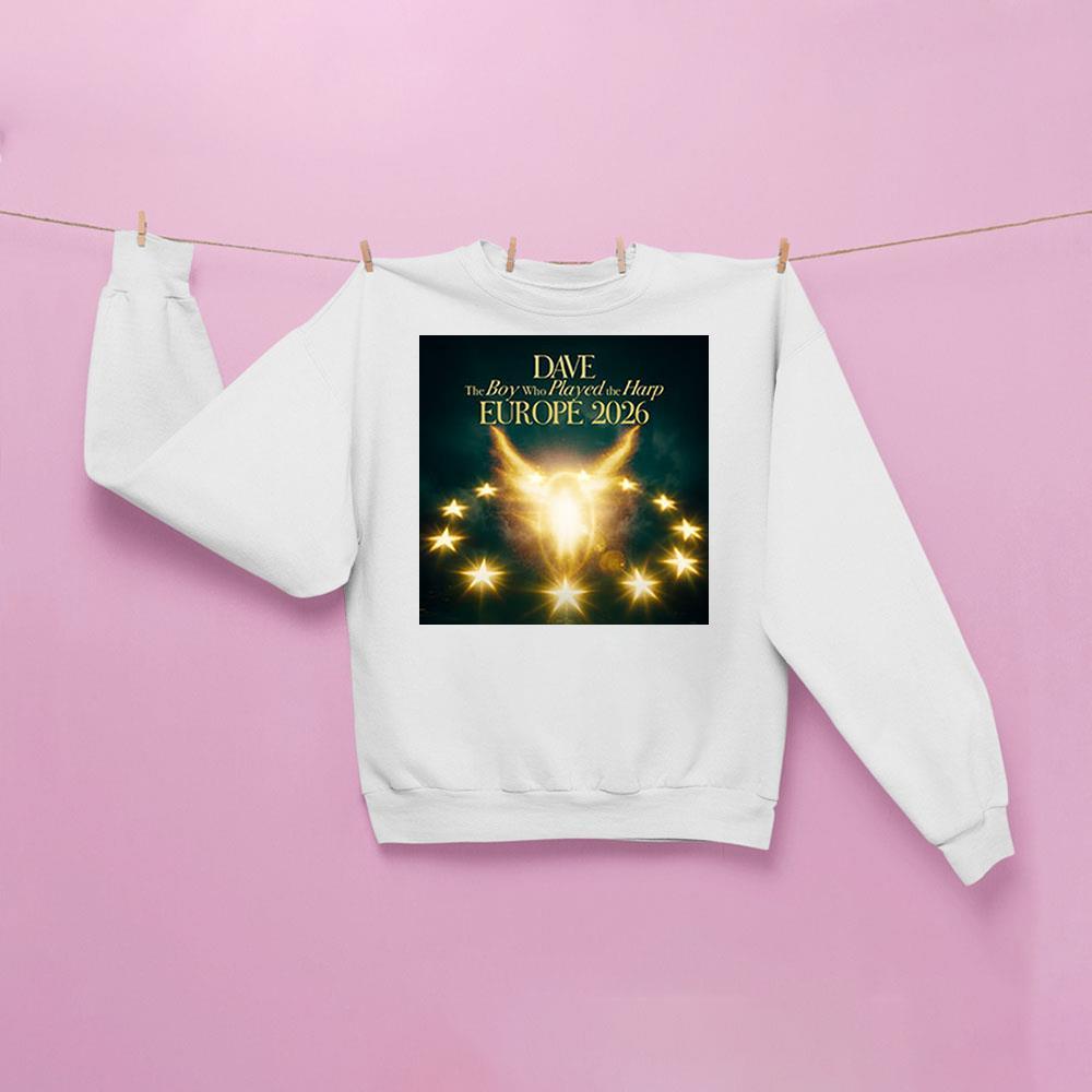 Dave The Boy Who Played The Harp 2026 Europe Merch Dave The Boy Who Played The Harp 2026 Europe Merch