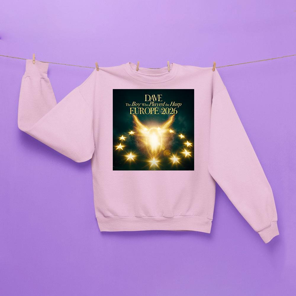 Dave The Boy Who Played The Harp 2026 Europe Merch Dave The Boy Who Played The Harp 2026 Europe Merch