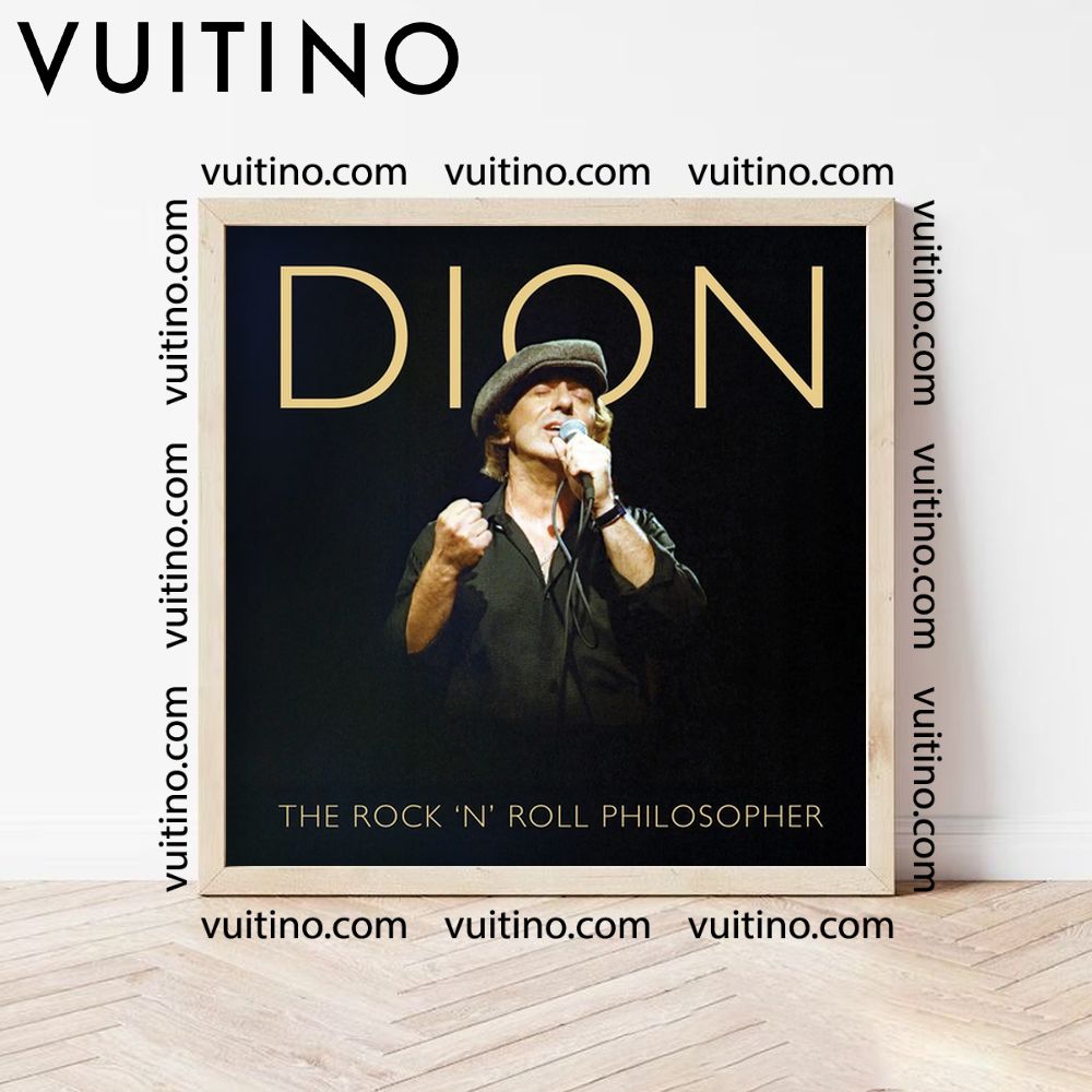 Dion The Rock N Roll Philosopher Album 2025 Square Poster No Frame Dion The Rock N Roll Philosopher Album 2025 Square Poster No Frame