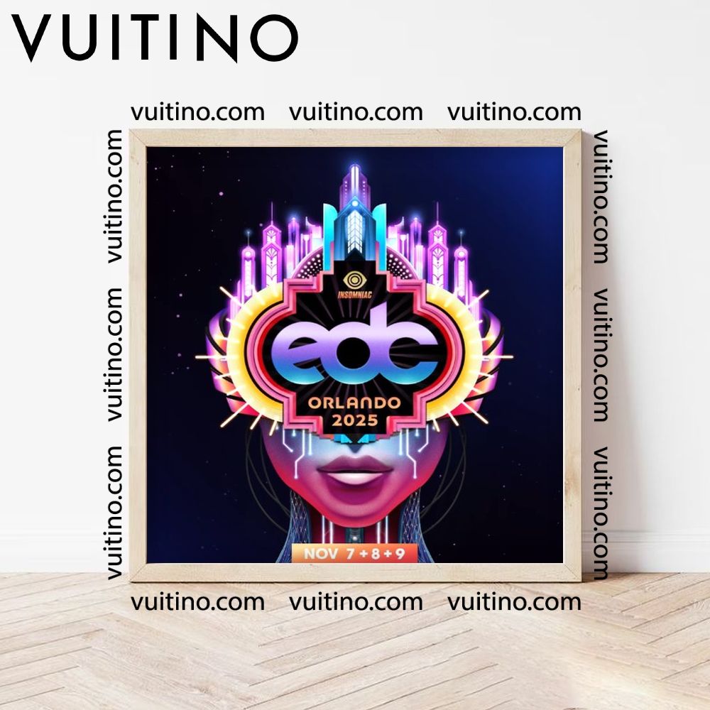 Edc Orlando 2025 3 Square Poster No Frame Edc Orlando 2025 3 Square Poster No Frame