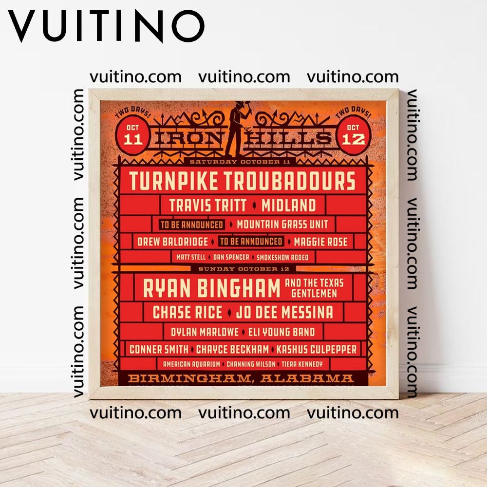 Iron Hills Country Fest 2025 Square Poster No Frame Iron Hills Country Fest 2025 Square Poster No Frame