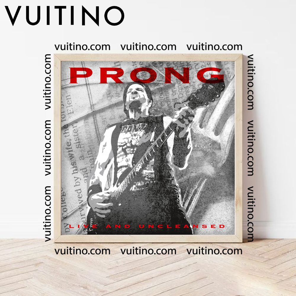Prong Live And Uncleansed Square Poster No Frame Prong Live And Uncleansed Square Poster No Frame