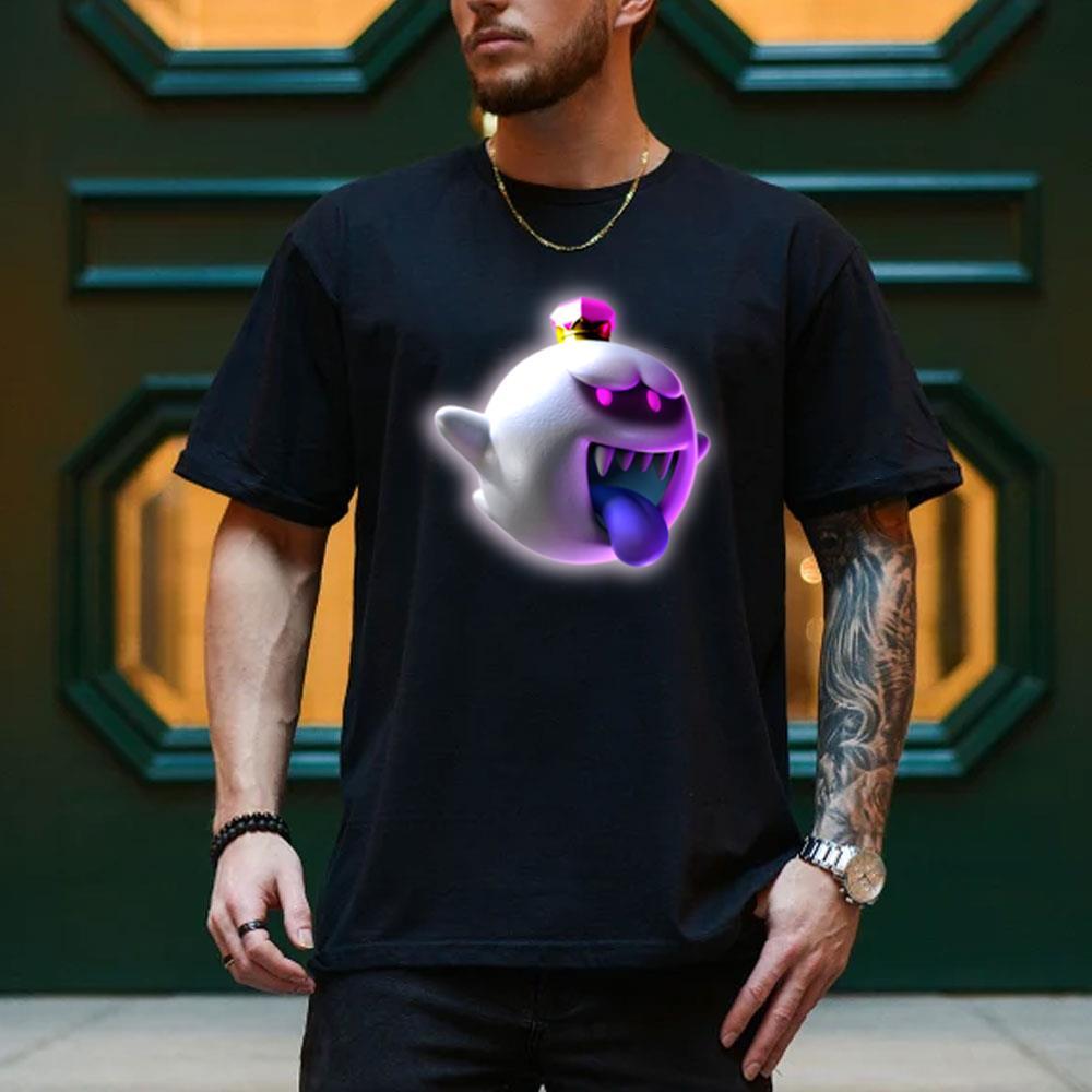 3d A Spooky King Boo Purple Apparel