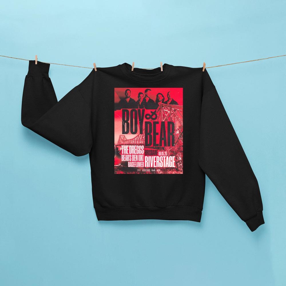 Boy And Bear Tripping Over Time 2 Shirt Boy And Bear Tripping Over Time 2 Shirt