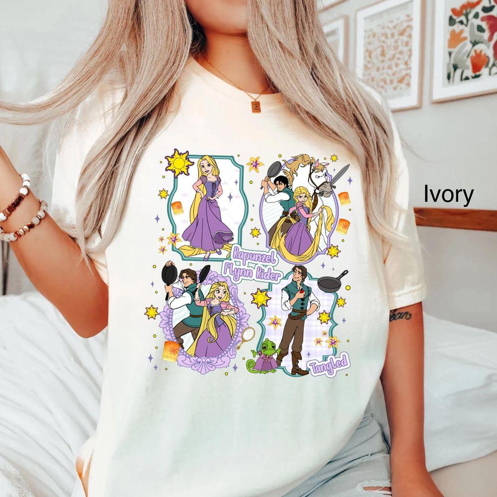 Coquette Bow Disney Tangled Rapunzel Floral Merch