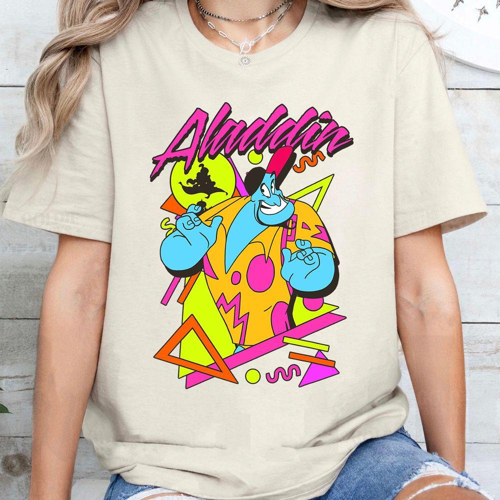 Disney Aladdin Genie 90s Style Portrait Apparel