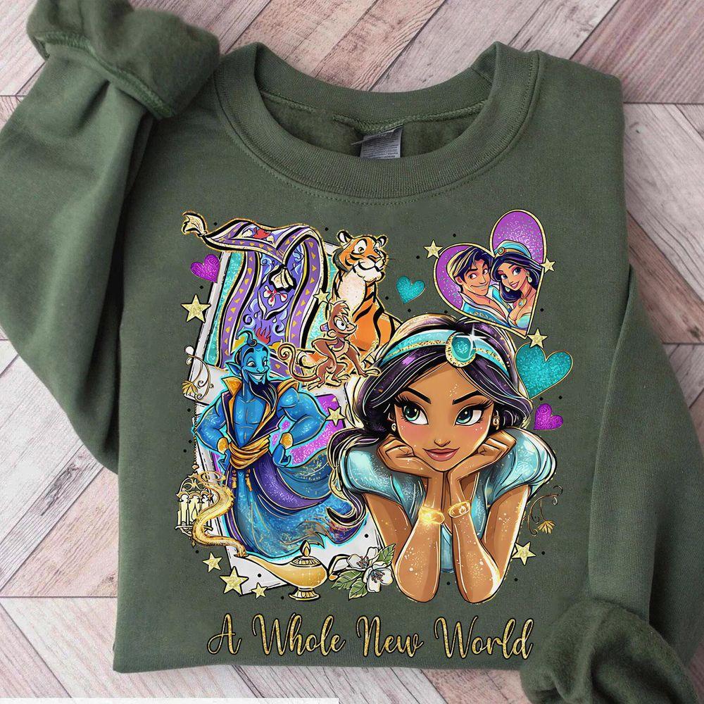Disney Aladdin Princess Jasmine A Whole New World Portrait Apparel
