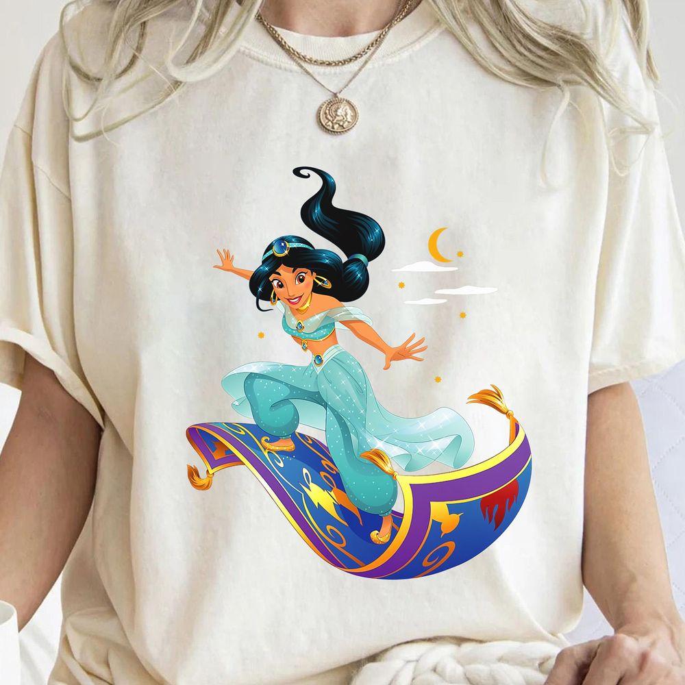Disney Aladdin Princess Jasmine Magic Carpet Pose Apparel