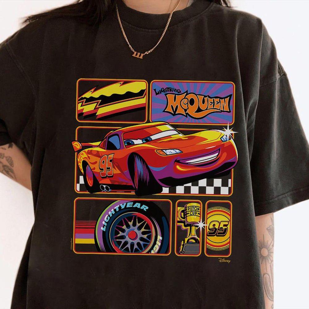 Disney Cars Lightning Mcqueen Grid Apparel