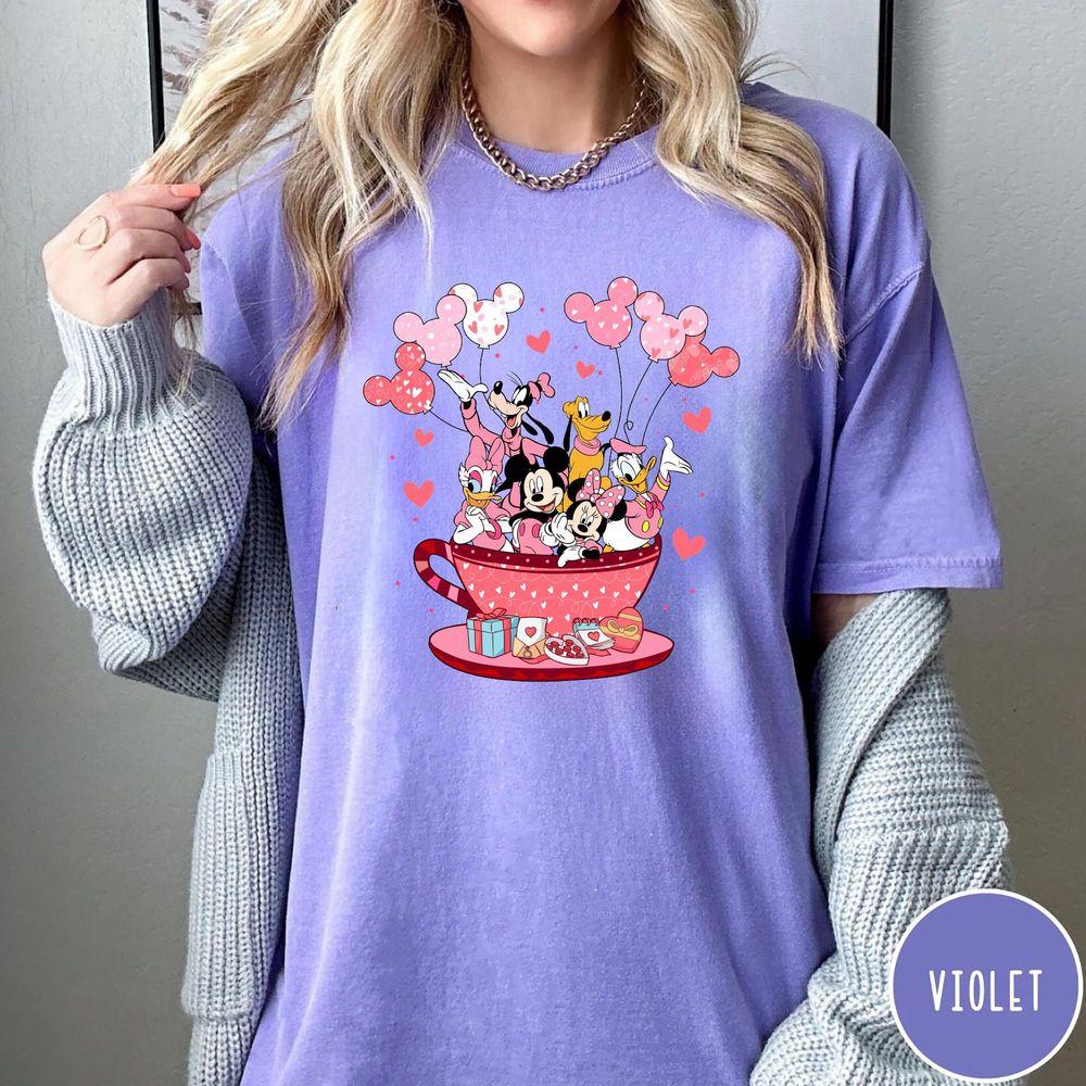 Disney Cup Valentines Shirt