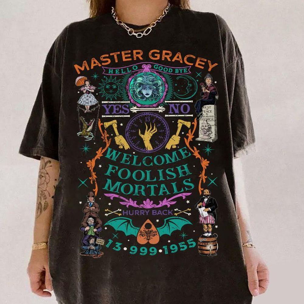 Disney Haunted Mansion Stretching Room Welcome Foolish Mortals Merch
