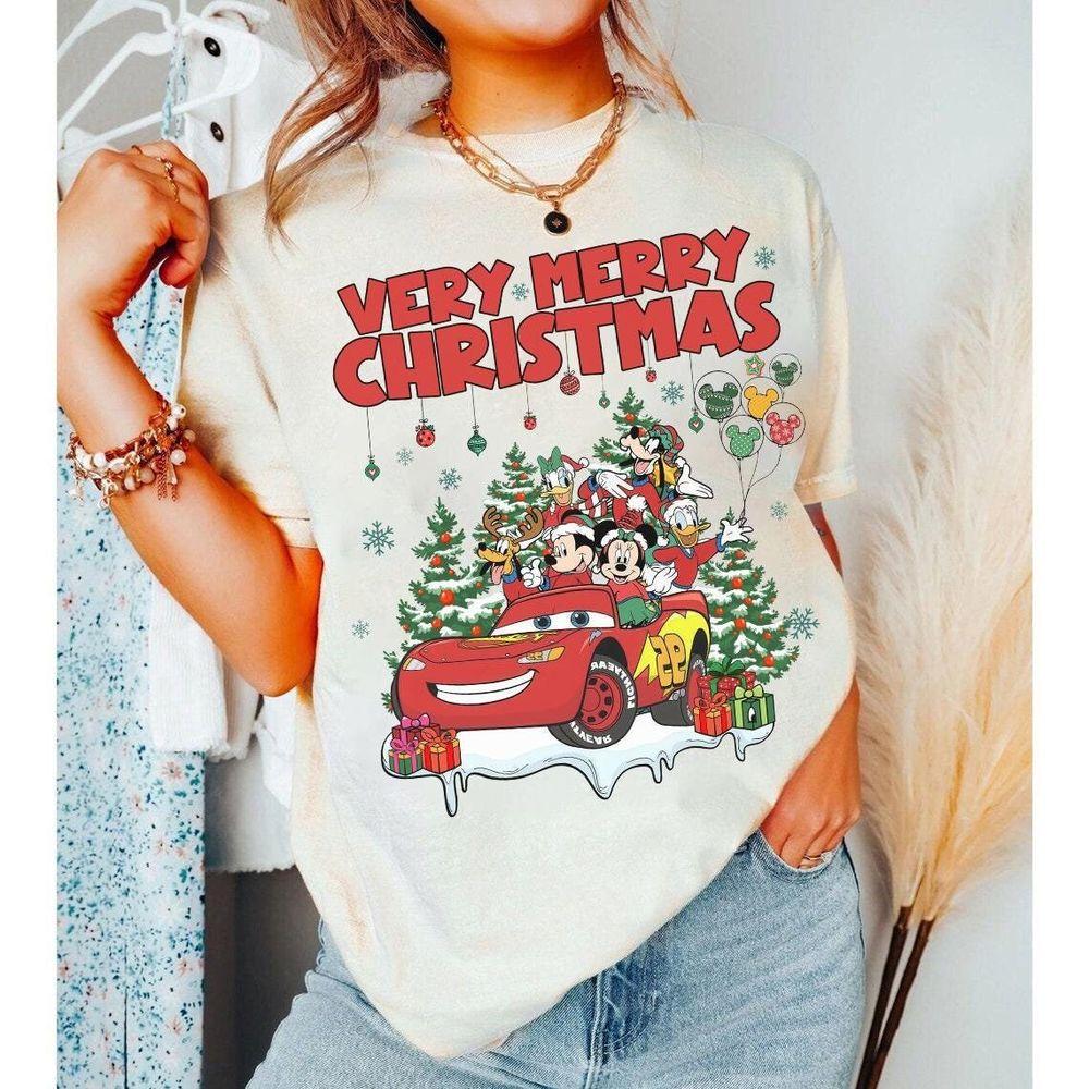 Disney Mickey And Friends Lightning Mcqueen Christmas Apparel