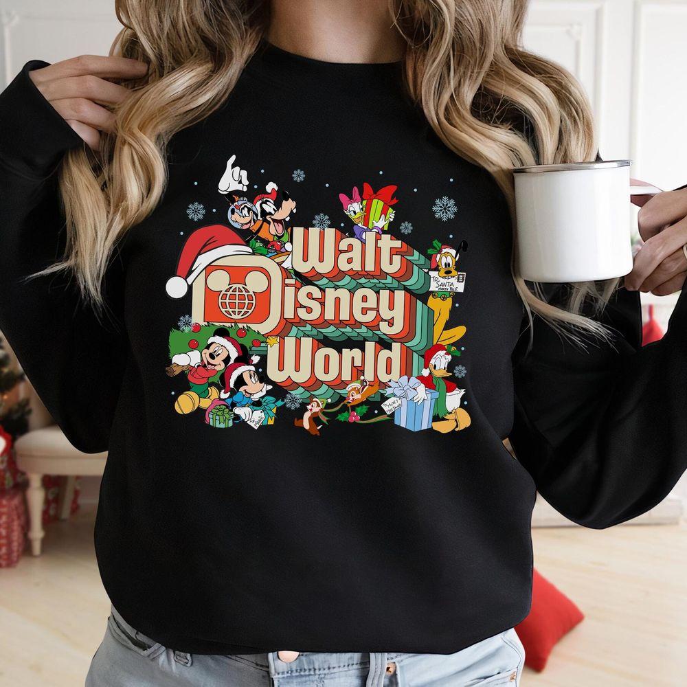 Disney Mickey And Friends Walt Disney World Christmas Shirt
