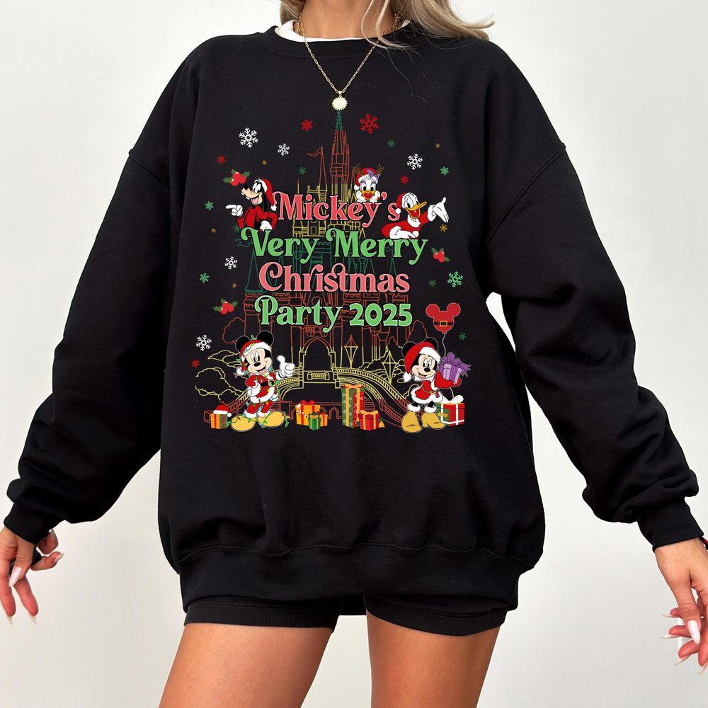 Disney Mickeys Very Merry Christmas Party 2025 Character Group Apparel
