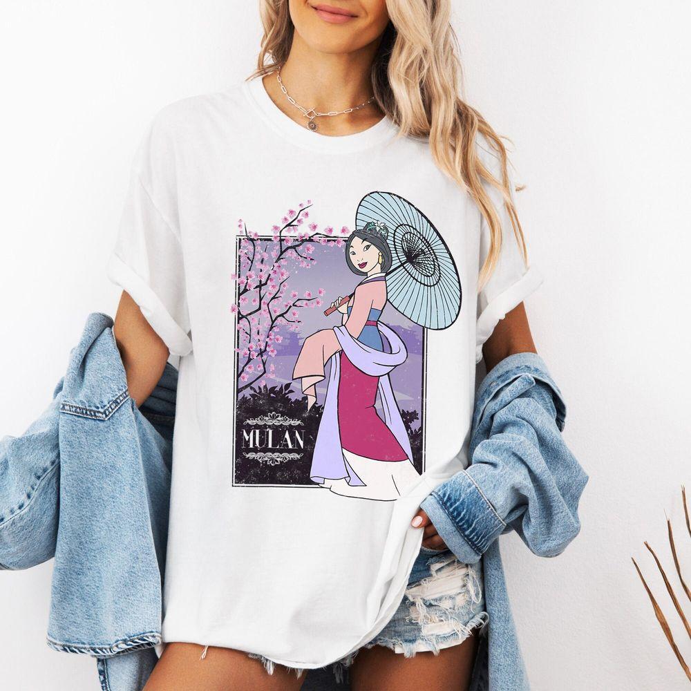 Disney Mulan Honor To Us All Cherry Blossoms Graphic Merch