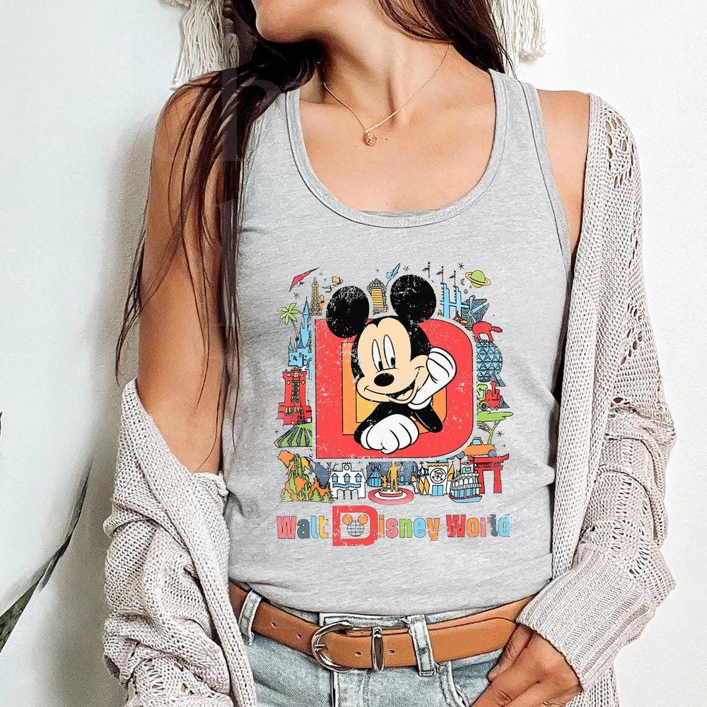 Disney Tank Top Mickey Mouse Tank Top Retro Mickey Mouse Tank Top Disney Vacation Tank Top Disneyland Magic Kingdom Tank Top Apparel