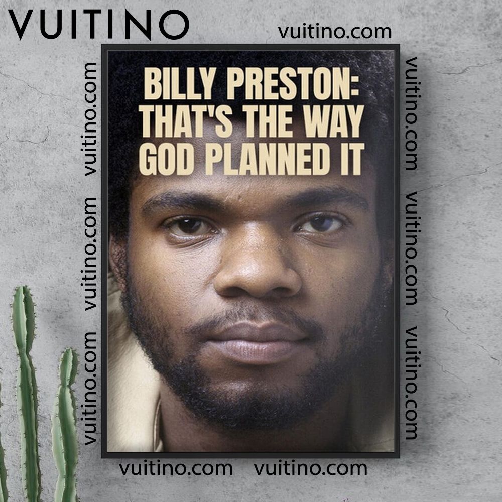 Billy Preston Thats The Way God Planned It 2026 1 Vertical Poster No Frame Billy Preston Thats The Way God Planned It 2026 1 Vertical Poster No Frame