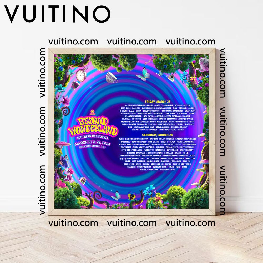 Beyond Wonderland 2026 1 Square Poster No Frame Beyond Wonderland 2026 1 Square Poster No Frame