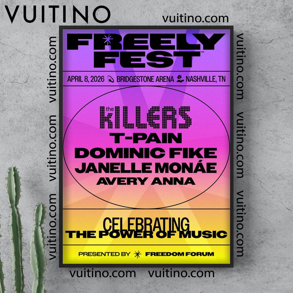 Freely Fest 2026 Vertical Poster No Frame Freely Fest 2026 Vertical Poster No Frame