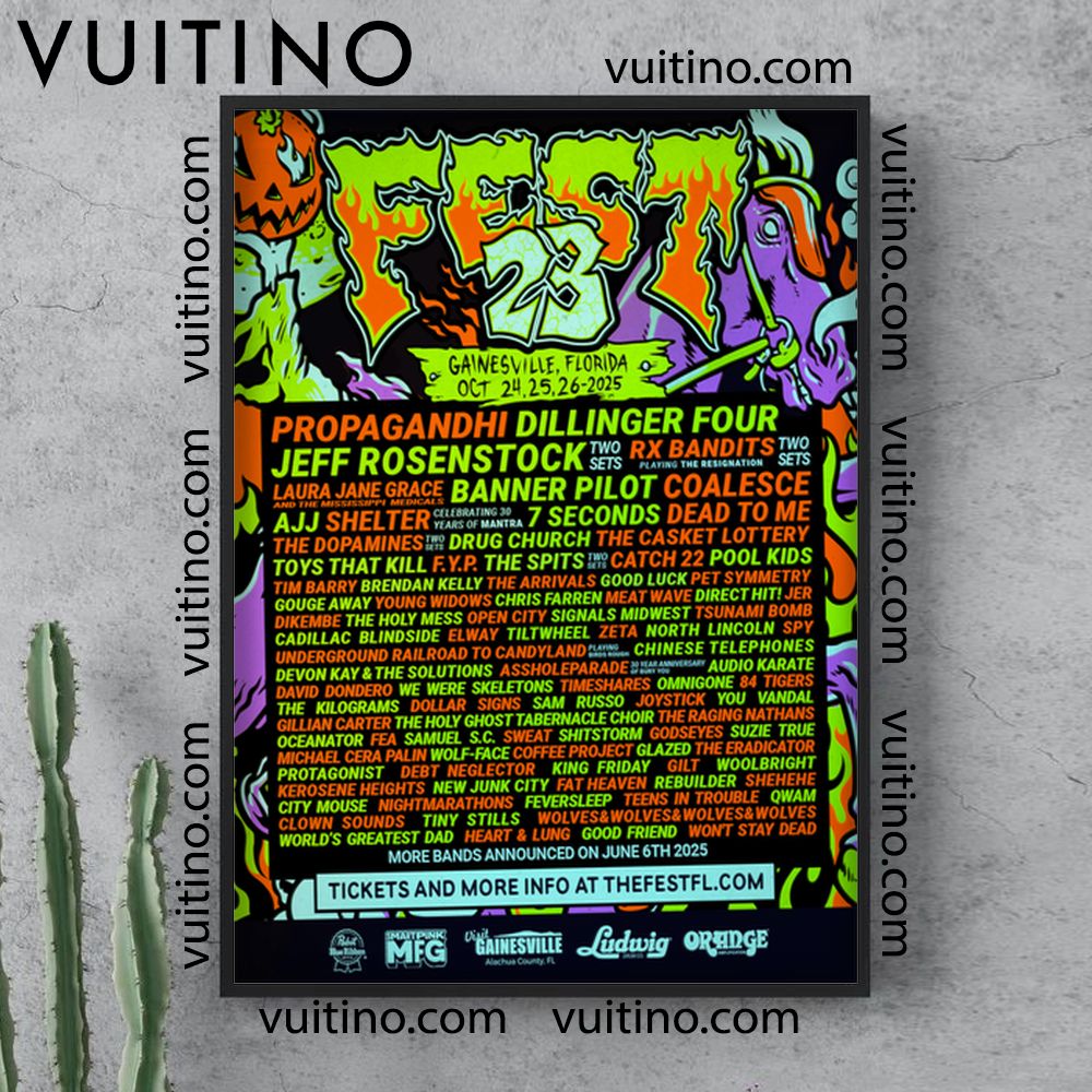 The Fest 2025 Vertical Poster No Frame The Fest 2025 Vertical Poster No Frame