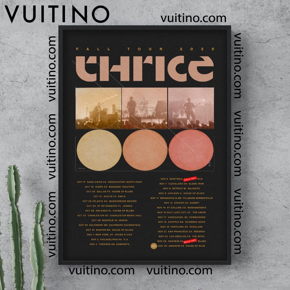 Thrice Horizons West Album 2025 1 No Frame Vertical Poster Thrice Horizons West Album 2025 1 No Frame Vertical Poster