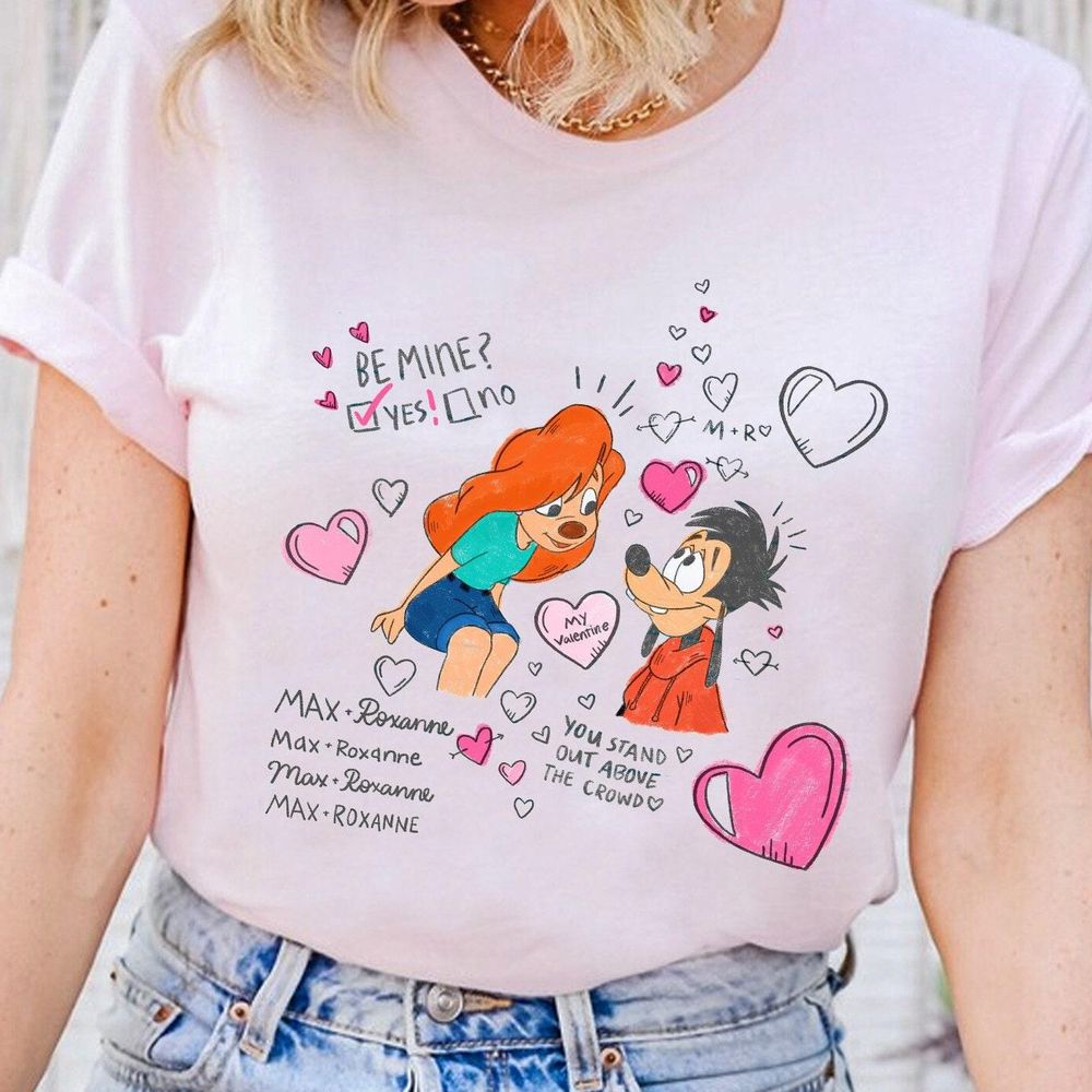 Vintage Disney A Goofy Movie Max And Roxanne Love Vuitino Apparel