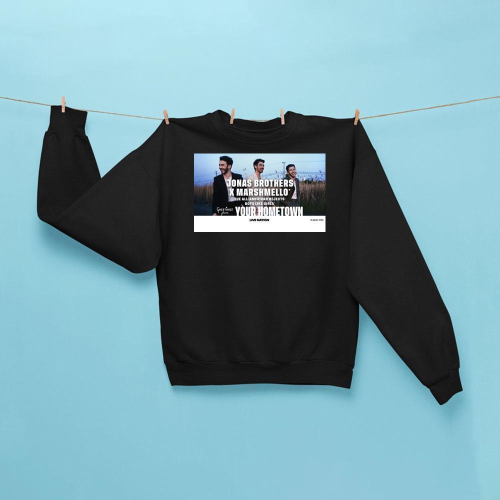 Jonas Brothers Greetings From Your Hometown Album 2025 1 Shirt
