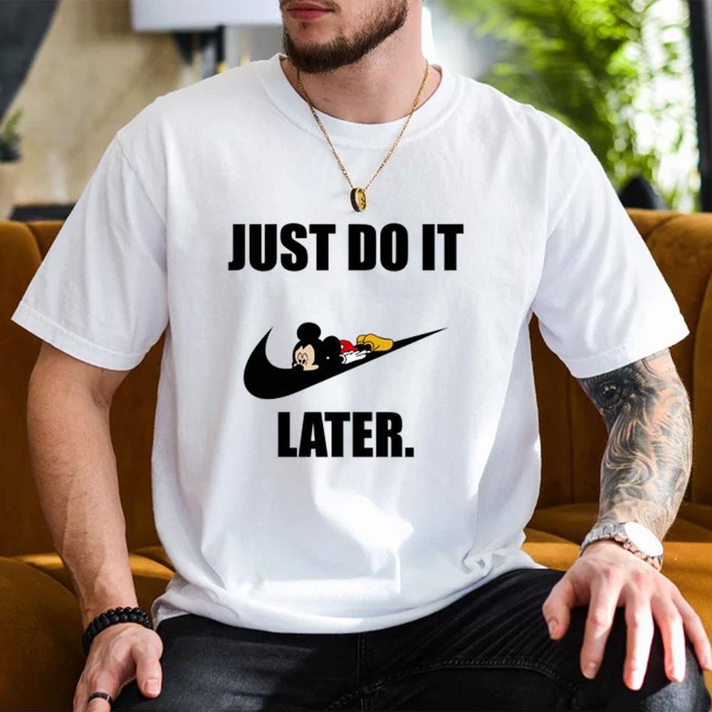 Nike Just Do It Micky Mouse Later Shirt