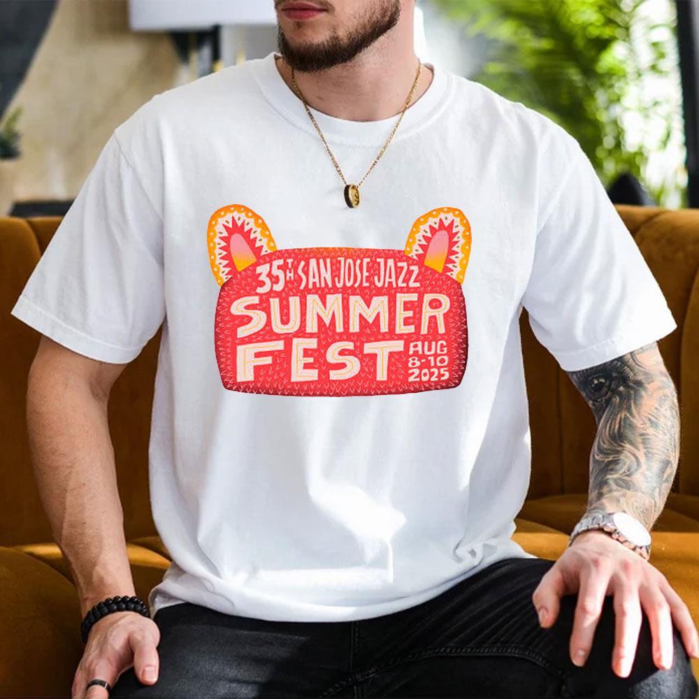 San Jose Jazz Festival 2025 Logo Shirt
