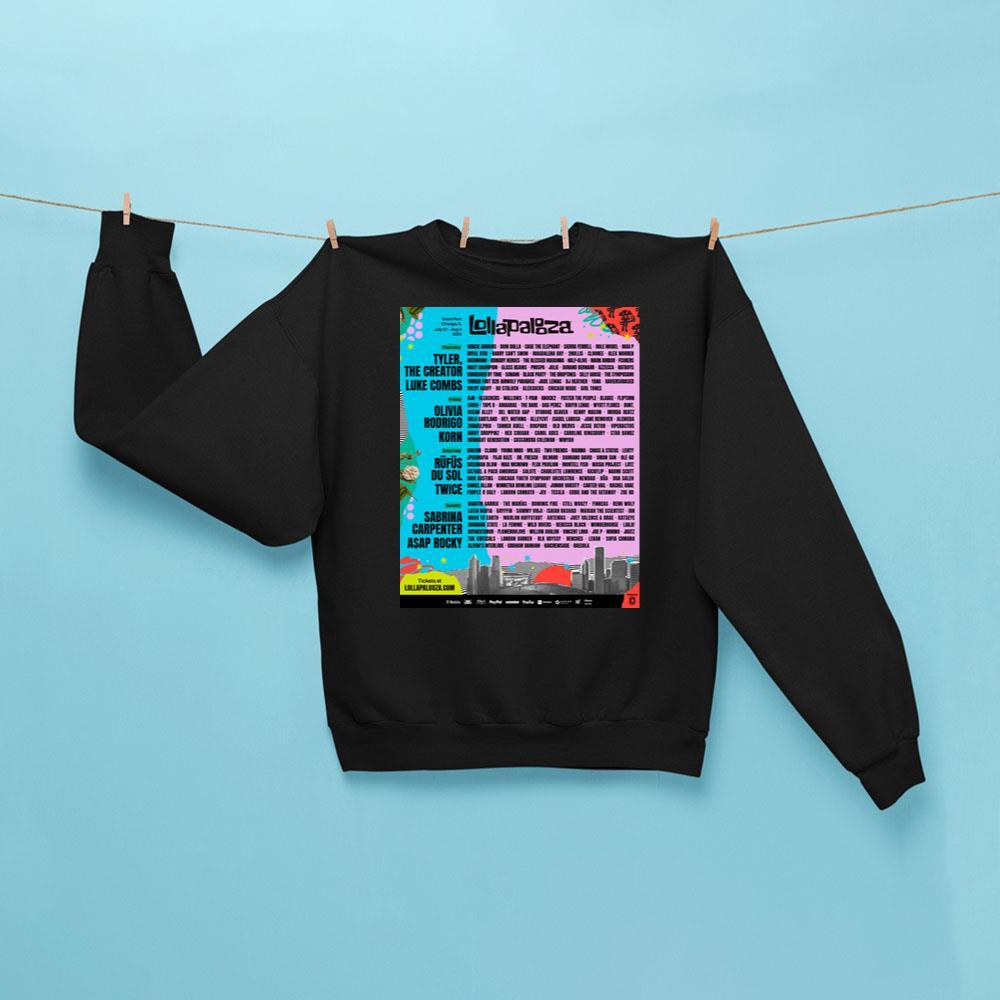 1 Lollapalooza Chicago 2025 Shirt