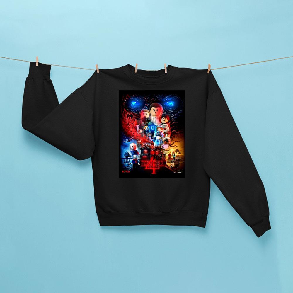 Stranger Things And Lego 2025 2 Shirt