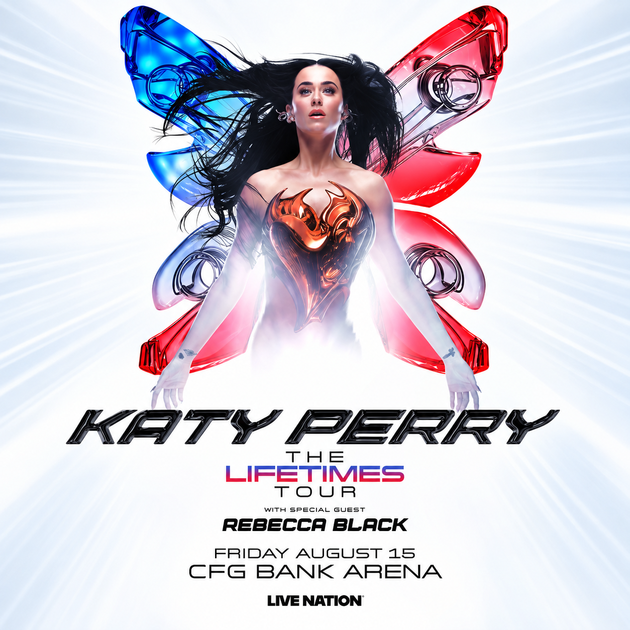 Katy Perry The Lifetimes Tour Cfg Arena 3 No Frame Square Poster Katy Perry The Lifetimes Tour Cfg Arena 3 No Frame Square Poster