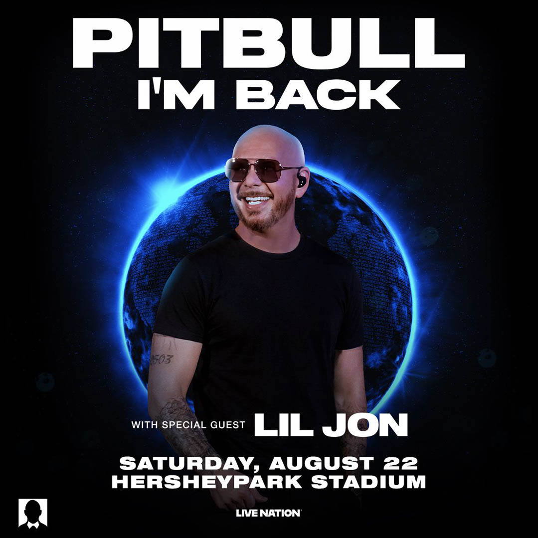 Pitbull Im Back Tour Hersheypark Stadium No Frame Square Poster Pitbull Im Back Tour Hersheypark Stadium No Frame Square Poster