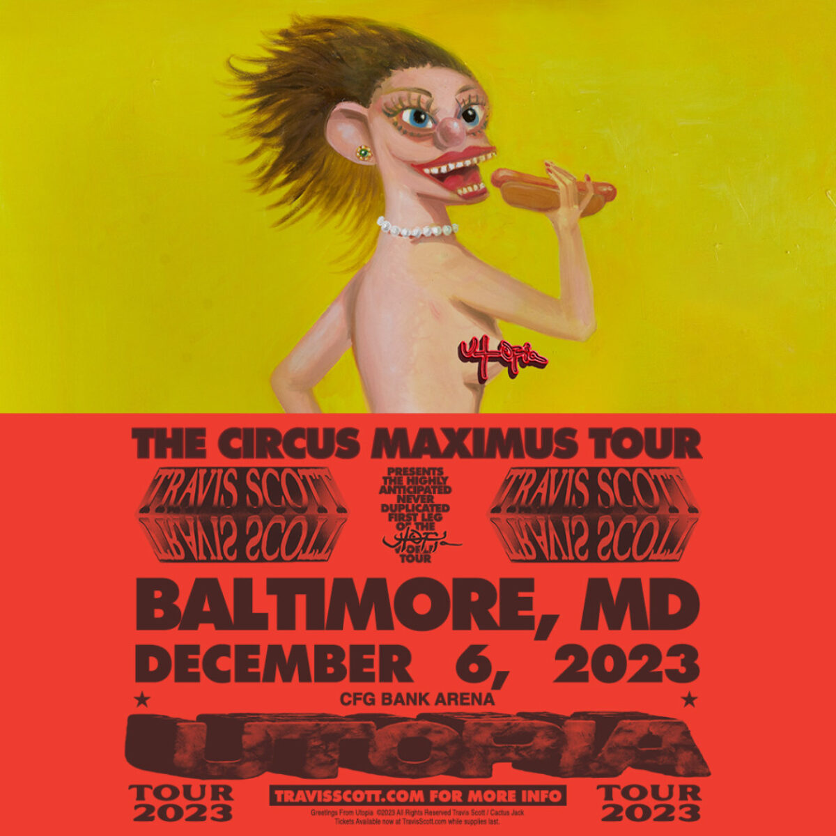Cfg Bank Arena Baltimore Md December 6 2023 No Frame Square Poster Cfg Bank Arena Baltimore Md December 6 2023 No Frame Square Poster